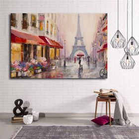 Tablolife EYFEL KULESİ SOYUT 60 x 90 cm KANVAS TABLO