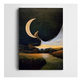 Tablolife Gece Gündüz 60 x 90 cm Kanvas Tablo