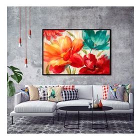 Tablolife Gelincik Çiçeği 60x90 cm Yağlı Boya Dokulu Tablo