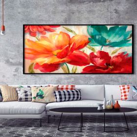 Tablolife Gelincik Çiçeği 60x90 cm Yağlı Boya Dokulu Tablo