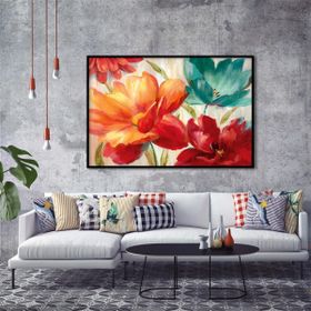 Tablolife Gelincik Çiçeği 60x90 cm Yağlı Boya Dokulu Tablo