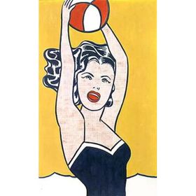 Tablolife Girl With Ball 60 x 90 cm Kanvas Tablo