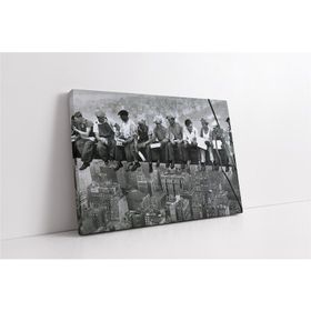Tablolife Gökdelen İşçileri 35 x 50 cm Kanvas Tablo