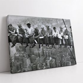 Tablolife Gökdelen İşçileri 35 x 50 cm Kanvas Tablo