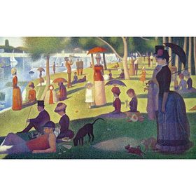 Tablolife Grande Jatte Adası'nda Bir Pazar Öğleden Sonrası 35 x 50 cm Kanvas Tablo