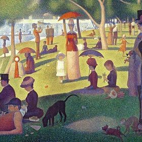 Tablolife Grande Jatte Adası'nda Bir Pazar Öğleden Sonrası 35 x 50 cm Kanvas Tablo