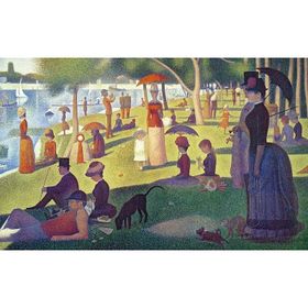 Tablolife Grande Jatte Adası'nda Bir Pazar Öğleden Sonrası 35 x 50 cm Kanvas Tablo