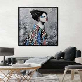 Tablolife Grey Beauty 60x90 cm Yağlı Boya Dokulu Tablo