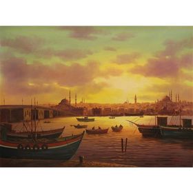 Tablolife Haliç'te Akşamüstü 35 x 50 cm Kanvas Tablo