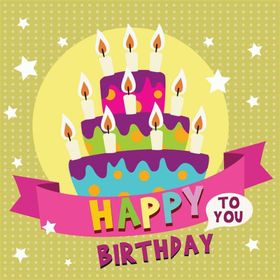 Tablolife Happy Birthday To You 35 x 50 cm Kanvas Tablo