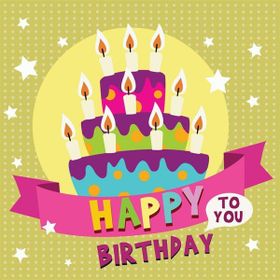 Tablolife Happy Birthday To You 35 x 50 cm Kanvas Tablo