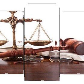 Tablolife Hukuk 60 x 100 cm 5 Parçalı Kanvas Tablo
