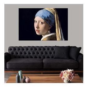 Tablolife İNCİ KÜPELİ KIZ 60 x 90 cm KANVAS TABLO