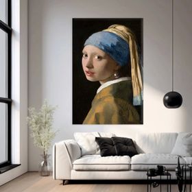 Tablolife İNCİ KÜPELİ KIZ 60 x 90 cm KANVAS TABLO