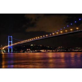 Tablolife Işıklandırılmış Köprü 35 x 50 cm Kanvas Tablo