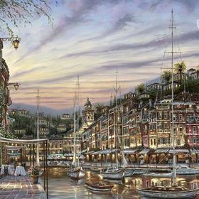 Tablolife Işıl Işıl Şehir 35 x 50 cm Kanvas Tablo