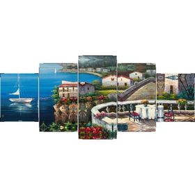 Tablolife İtalya 60 x 100 cm 5 Parçalı Kanvas Tablo