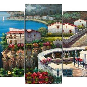 Tablolife İtalya 60 x 100 cm 5 Parçalı Kanvas Tablo