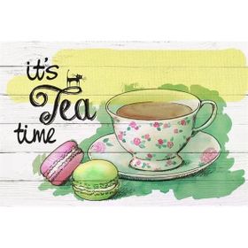 Tablolife İt's Tea Time 35 x 50 cm Kanvas Tablo