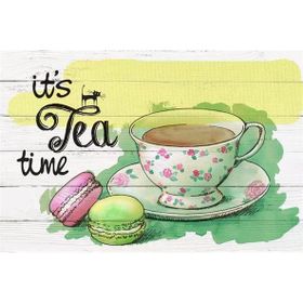 Tablolife İt's Tea Time 35 x 50 cm Kanvas Tablo