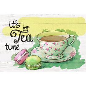 Tablolife İt's Tea Time 35 x 50 cm Kanvas Tablo
