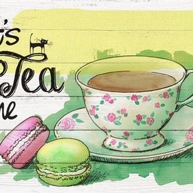 Tablolife İt's Tea Time 35 x 50 cm Kanvas Tablo