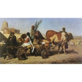 Tablolife Kahire'de Bayram Kutlamaları 35 x 50 cm Kanvas Tablo