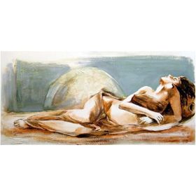 Tablolife Kahverengi Güzellik 60 x 90 cm Kanvas Tablo