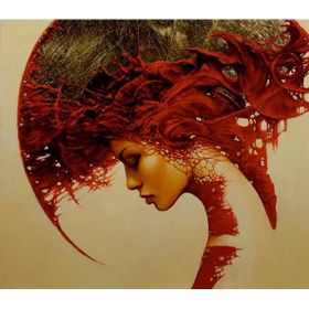 Tablolife Kan Beynime Sıçradı 60 x 90 cm Kanvas Tablo