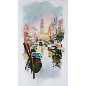 Tablolife Kanal 60 x 90 cm Kanvas Tablo