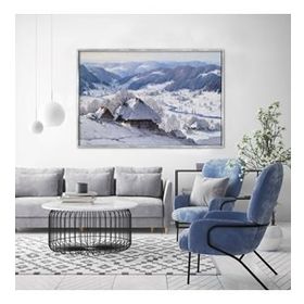 Tablolife Kar Tatili 60x90 cm Yağlı Boya Dokulu Tablo