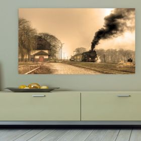 Tablolife Kara Tren 35 x 50 cm Kanvas Tablo