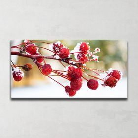 Tablolife Kırmızı Çiçekler 35 x 50 cm Kanvas Tablo