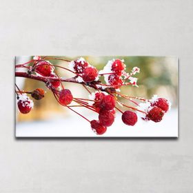 Tablolife Kırmızı Çiçekler 35 x 50 cm Kanvas Tablo
