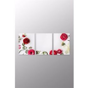 Tablolife Kırmızı Çiçekler 35 x 50 cm Kanvas Tablo