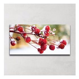 Tablolife Kırmızı Çiçekler 35 x 50 cm Kanvas Tablo