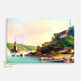 Tablolife Kız Kulesi 35x50 cm Kanvas Tablo