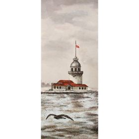Tablolife Kız Kulesi Çizim 60 x 90 cm Kanvas Tablo