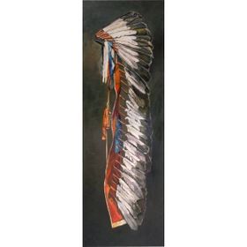Tablolife Kızılderili Başlığı 60 x 90 cm Etnik Kanvas Tablo