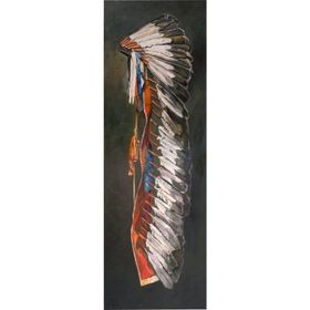 Tablolife Kızılderili Başlığı 60 x 90 cm Etnik Kanvas Tablo