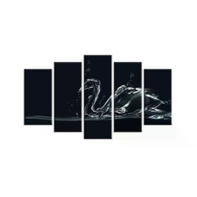Tablolife Kuğu 5 Parçalı 60 x 100 cm Kanvas Tablo
