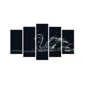 Tablolife Kuğu 5 Parçalı 60 x 100 cm Kanvas Tablo