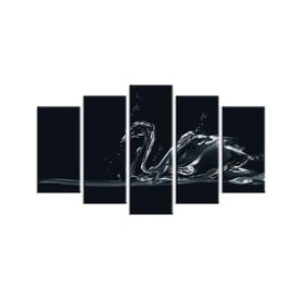 Tablolife Kuğu 5 Parçalı 60 x 100 cm Kanvas Tablo