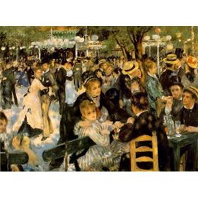 Tablolife Le Moulin de la Galette'te Dans 35 x 50 cm Kanvas Tablo
