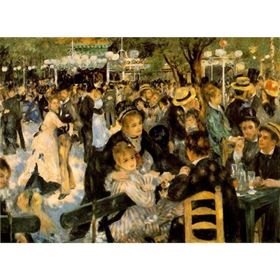 Tablolife Le Moulin de la Galette'te Dans 35 x 50 cm Kanvas Tablo