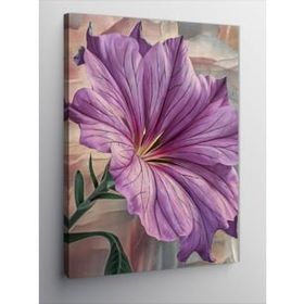 Tablolife Lila Çiçek 35 x 50 cm Kanvas Tablo
