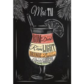 Tablolife Mai Tai 60 x 90 cm Kanvas Tablo