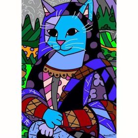 Tablolife Mona Cat 60 x 90 cm Kanvas Tablo