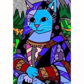 Tablolife Mona Cat 60 x 90 cm Kanvas Tablo