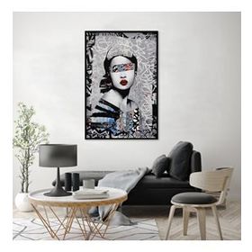 Tablolife Monochrome Beauty 60x90 cm Yağlı Boya Dokulu Tablo